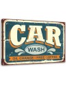 Vintage Canvas prints - Retro car wash signboard | FEEBY