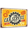 Vintage Canvas prints - Retro signboard at a mechanic's shop | FEEBY