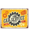 Vintage Canvas prints - Retro signboard at a mechanic's shop | FEEBY