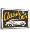 Vintage style Canvas prints - Classic cars signboard | FEEBY