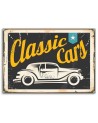 Vintage style Canvas prints - Classic cars signboard | FEEBY