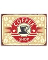 Canvas prints for living room - Retro signboard with coffee | FEEBY