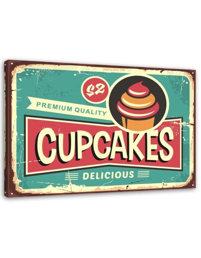 Canvas prints for the kitchen - Muffin signboard | FEEBY