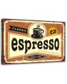 Canvas prints for cafes - Retro Espresso sign | FEEBY