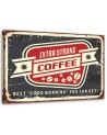Vintage style Canvas prints - Strong coffee signboard | FEEBY