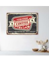 Vintage style Canvas prints - Strong coffee signboard | FEEBY