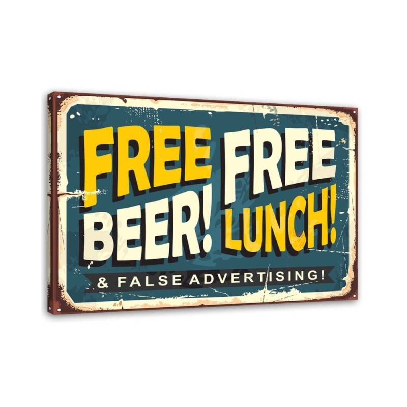 Canvas prints for the bar - Free beer | FEEBY