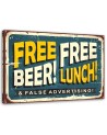 Canvas prints for the bar - Free beer | FEEBY