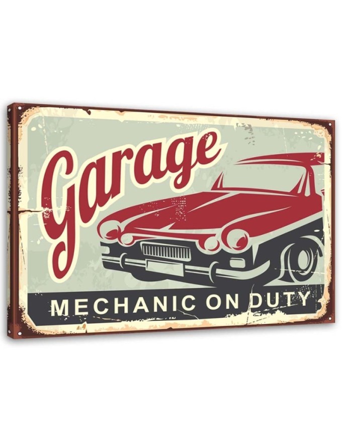 Canvas print Mechanic's sign