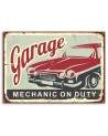 Vintage style Canvas prints - Mechanic's signboard | FEEBY