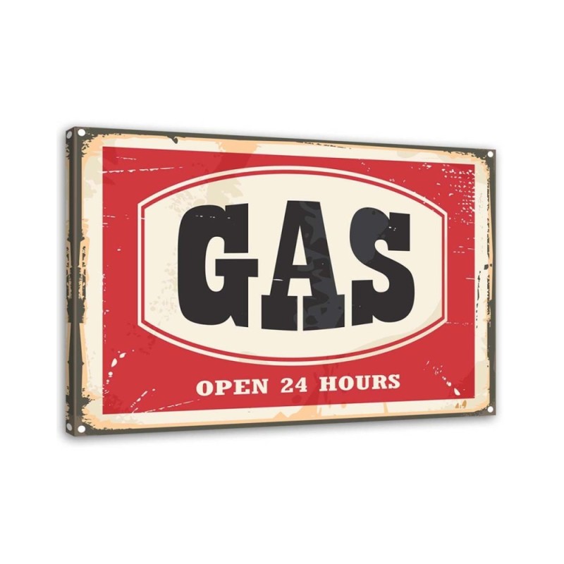 Canvas prints for the living room - Retro gas signboard | FEEBY