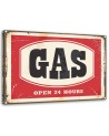 Canvas prints for the living room - Retro gas signboard | FEEBY