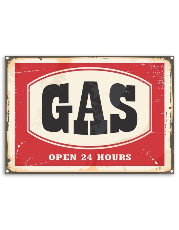 Canvas prints for the living room - Retro gas signboard | FEEBY
