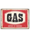 Canvas prints for the living room - Retro gas signboard | FEEBY