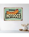 Canvas prints for the restaurant - Retro Hot Dog | FEEBY