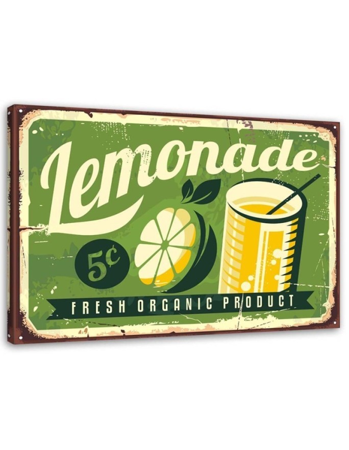 Canvas prints for the kitchen - Retro lemonade | FEEBY