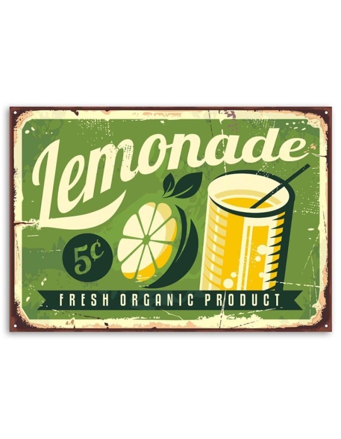Canvas prints for the kitchen - Retro lemonade | FEEBY