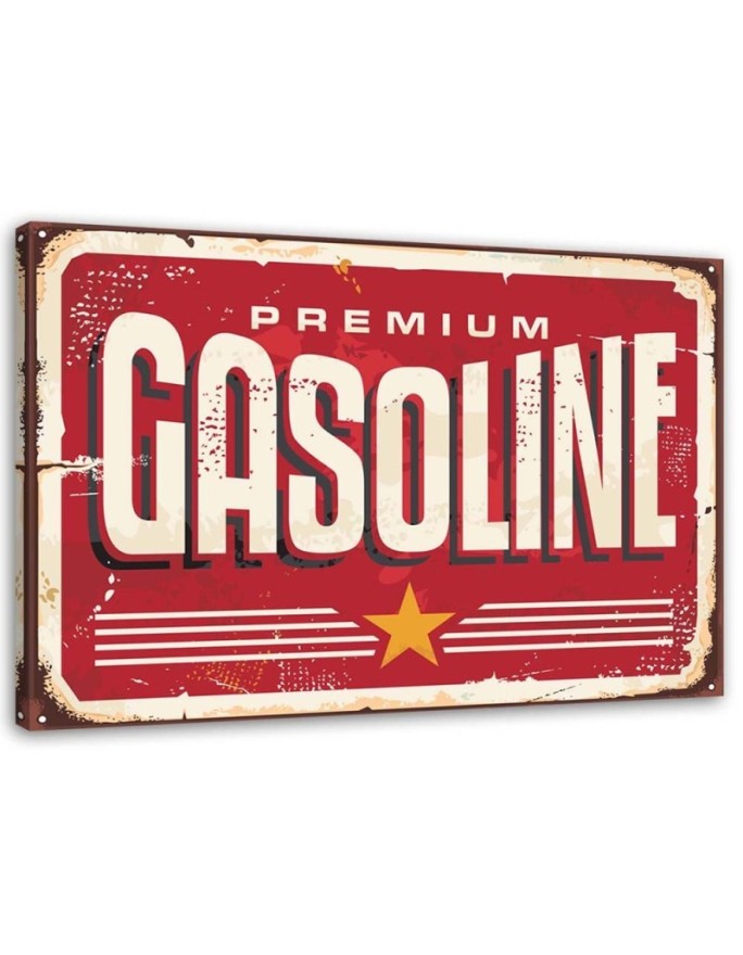 Canvas print Retro Petrol