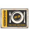 Vintage style Canvas prints - Retro opening hours | FEEBY