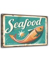 Canvas prints for living room - Retro seafood | FEEBY