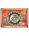 Vintage style Canvas prints - Retro car mechanic | FEEBY