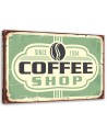 Coffee shop retro - Decorative Canvas painting | FEEBY