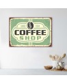 Coffee shop retro - Decorative Canvas painting | FEEBY