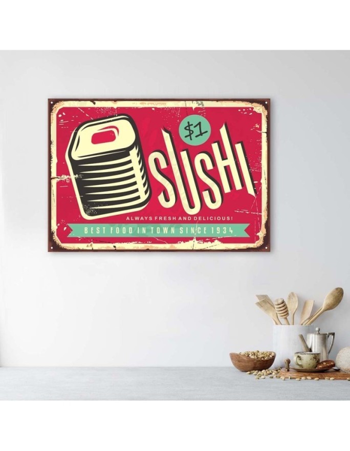 Retro sushi - Pictures for the kitchen | FEEBY