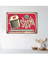 Retro sushi - Pictures for the kitchen | FEEBY