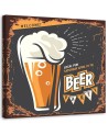 Beer signboard - Canvas prints for bar | FEEBY