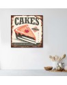 Retro signboard patisserie - Canvas prints for cafe | FEEBY