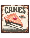 Retro signboard patisserie - Canvas prints for cafe | FEEBY