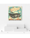 Retro signboard car wash - Vintage style Canvas prints | FEEBY