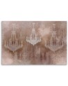Vintage chandelier - Modern Canvas painting for living room | FEEBY