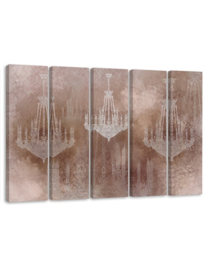 Chandeliers - Modern Canvas painting for the living room | FEEBY