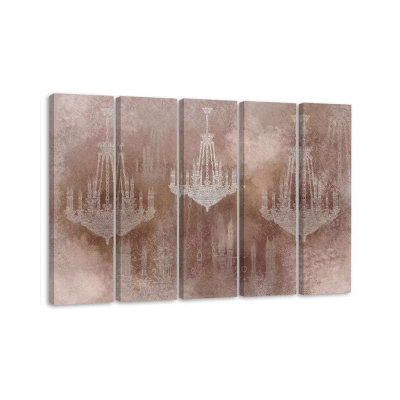 Chandeliers - Modern Canvas painting for the living room | FEEBY