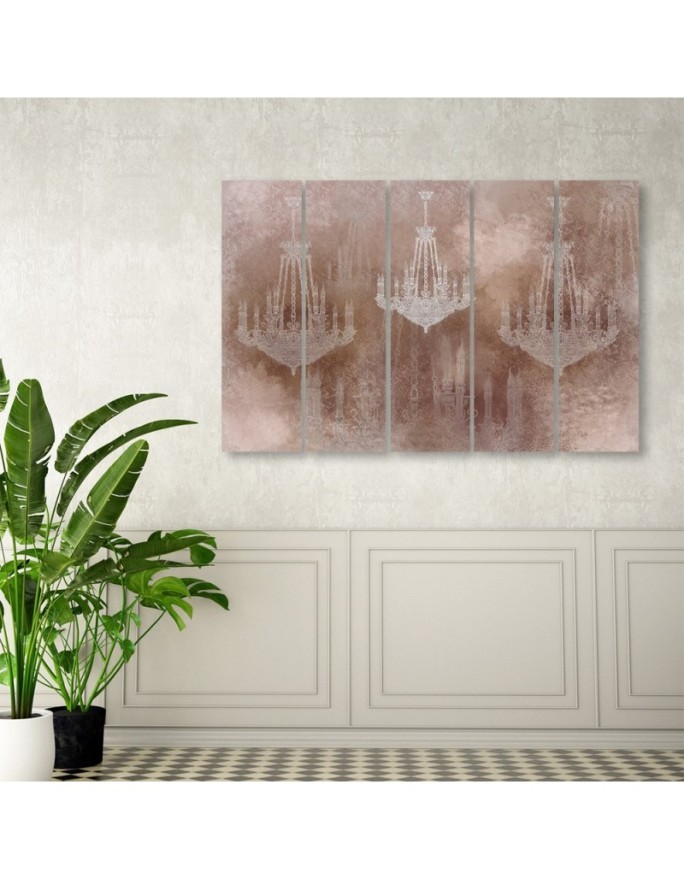 Chandeliers - Modern Canvas painting for the living room | FEEBY