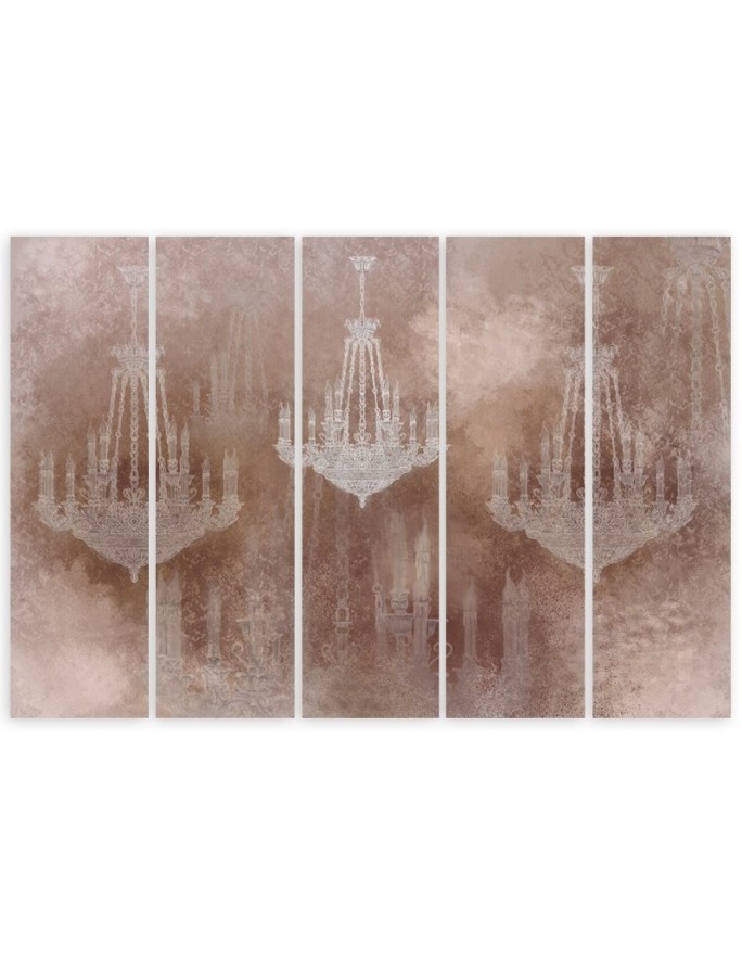 Chandeliers - Modern Canvas painting for the living room | FEEBY