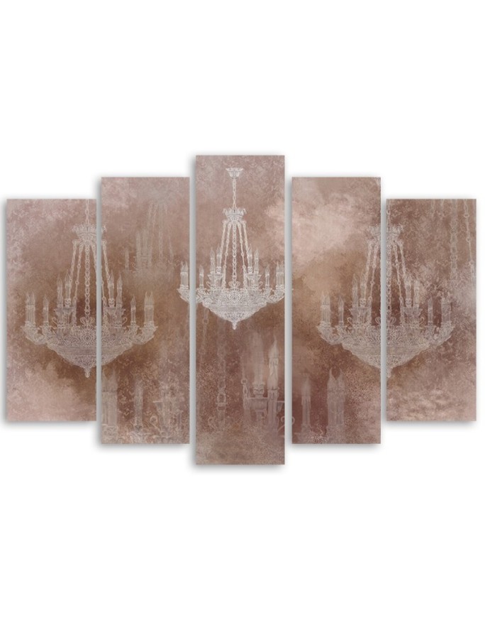 Chandeliers - Modern Canvas painting for the living room | FEEBY