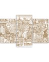 Merry city - Painting for children's room | FEEBY
