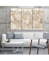 Merry city - Painting Canvas for a child's room | FEEBY