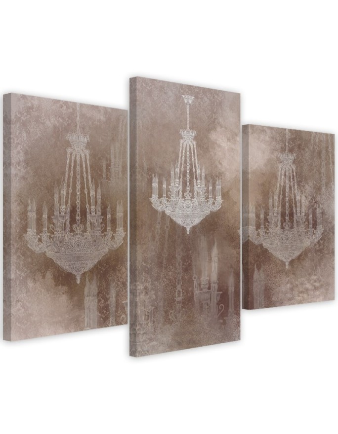 Chandeliers - Painting for bedroom | FEEBY