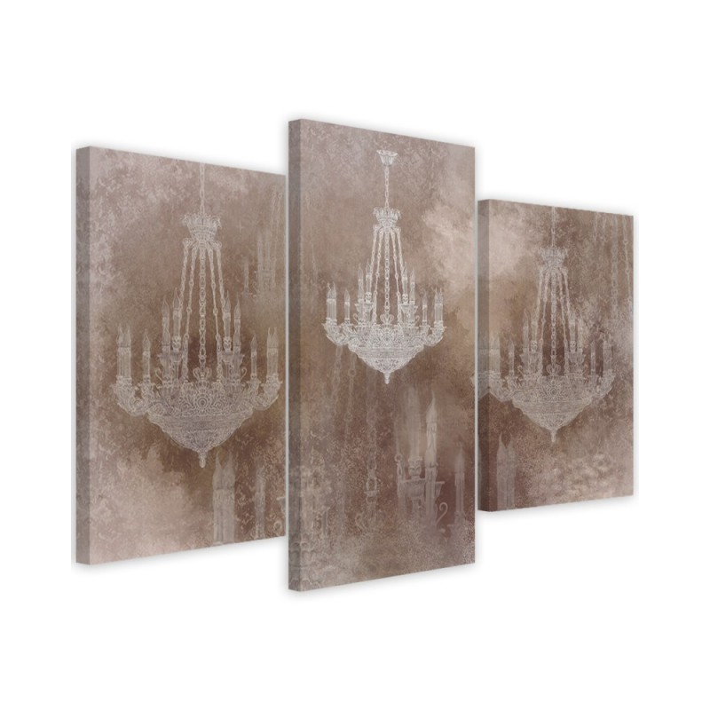 Chandeliers - Painting for bedroom | FEEBY