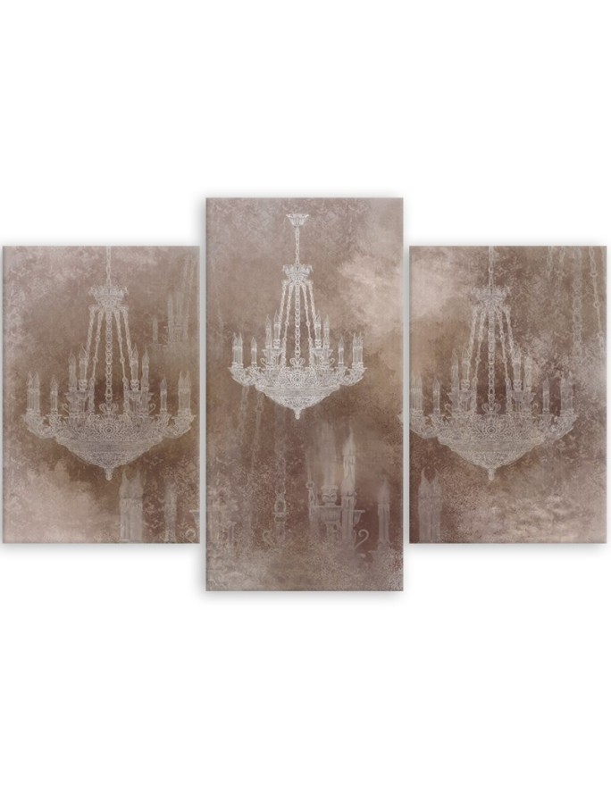 Chandeliers - Painting for bedroom | FEEBY