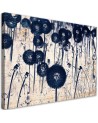 Dandelion on old boards - Canvas print | FEEBY