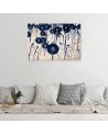 Dandelion on old boards - Canvas print | FEEBY