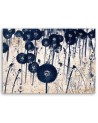Dandelion on old boards - Canvas print | FEEBY