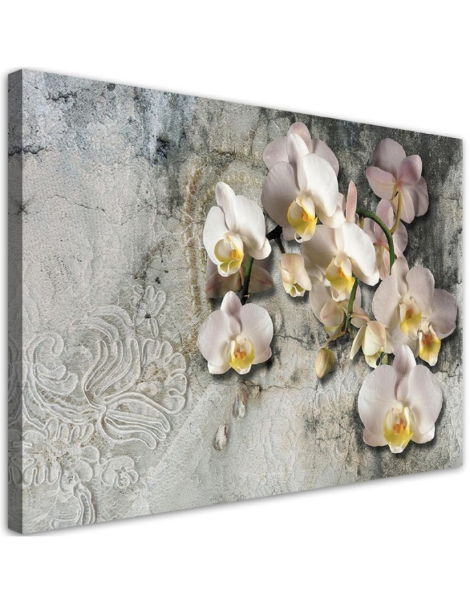Sunny orchids flowers - Canvas print. Buy now| | FEEBY
