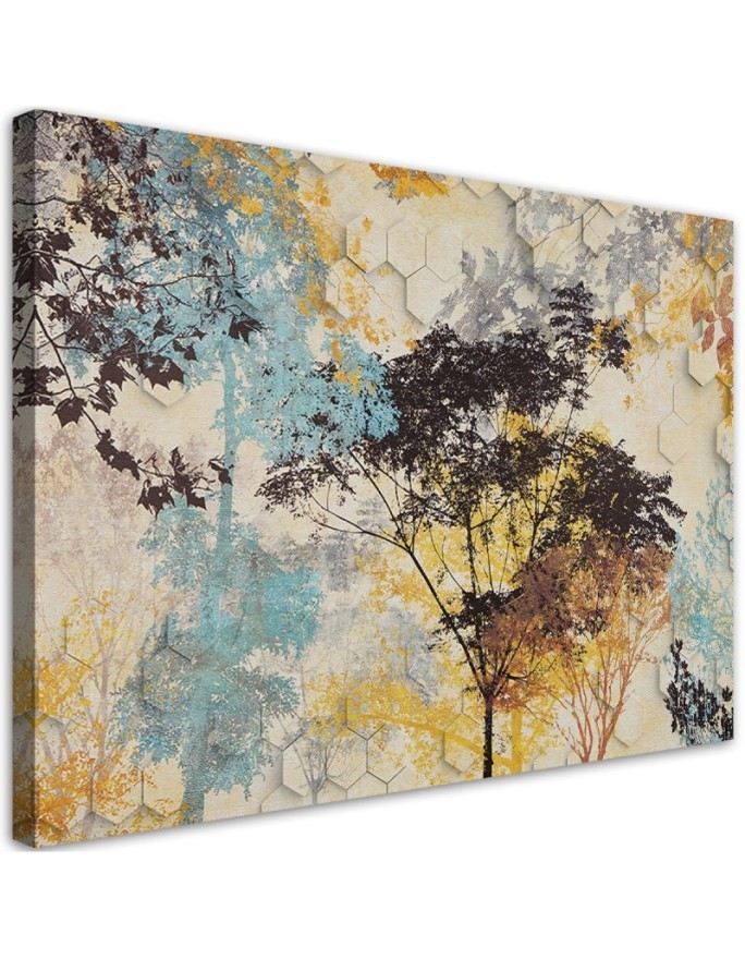 Canvas prints for living room - Autumn trees | FEEBY