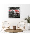 Canvas prints with cars - Mini Cooper auto flag UK | FEEBY